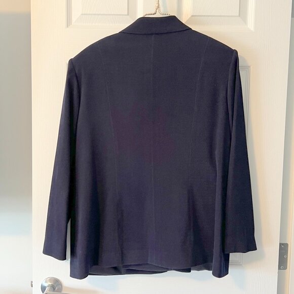 Navy Blue Designer Tailor-Made One-Of-A-Kind Women's Pant Suit! - Picture 6 of 14